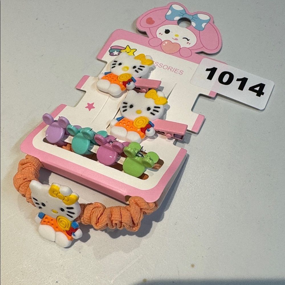 1014‎ Hello Kitty Hair Set